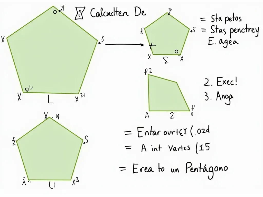 Calculadora de Área de un Pentágono