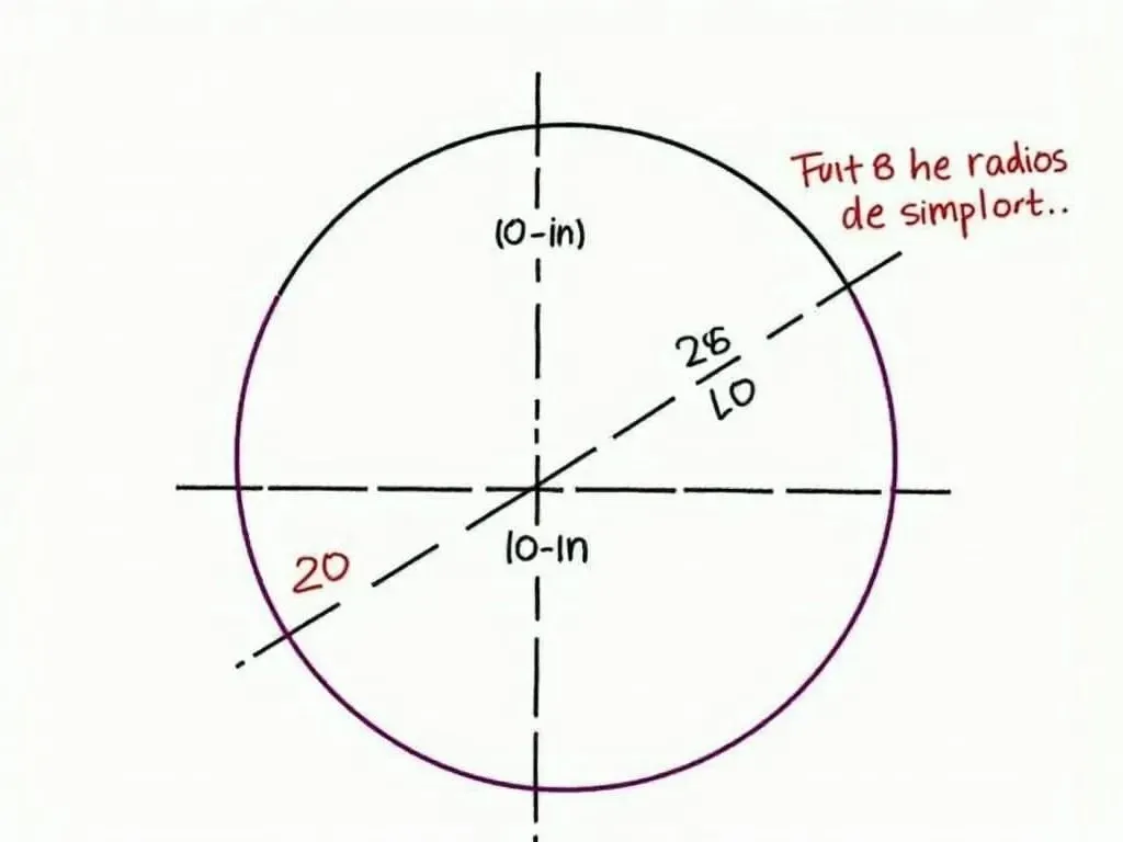 Calculadora: Cómo Calcular el Radio de una Semicircunferencia