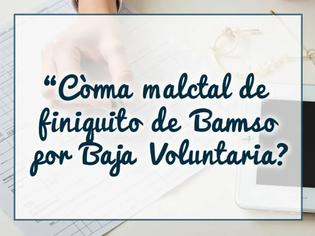 Calculadora de Finiquito por Baja Voluntaria