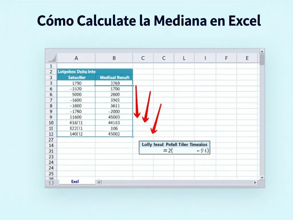 Cómo Calcular la Mediana en Excel – Herramienta Online