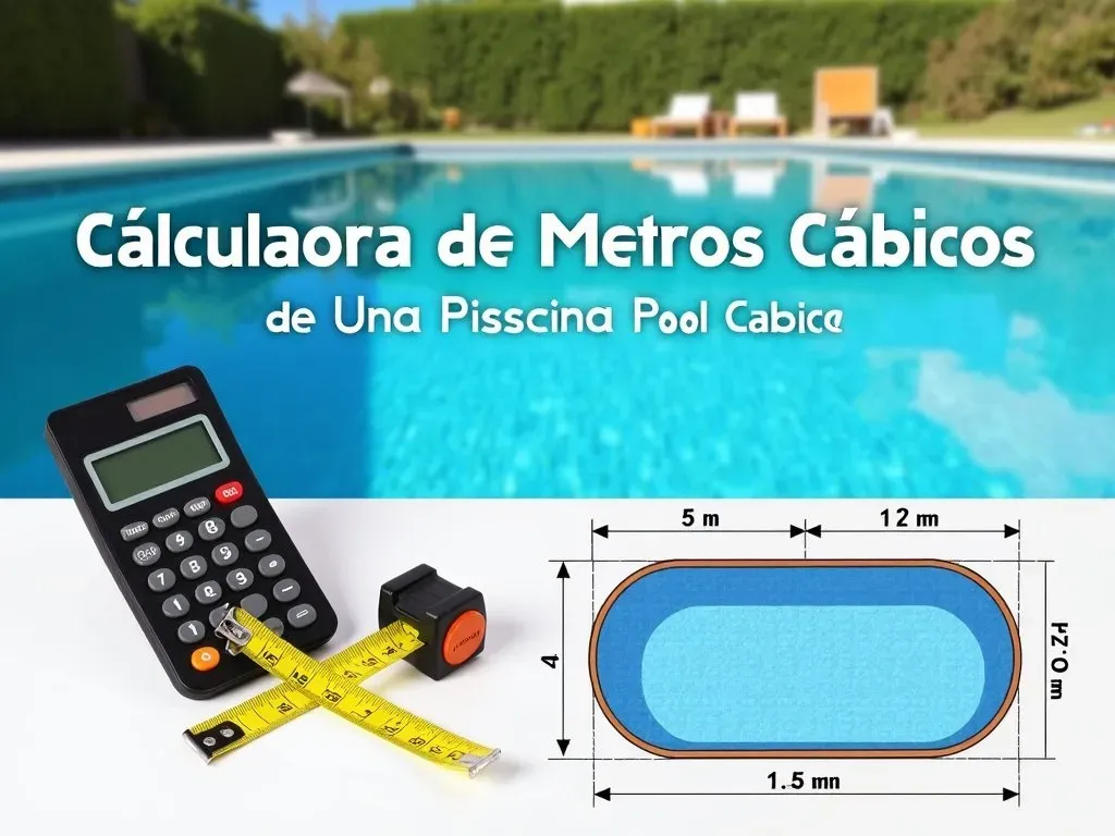 Calculadora de Metros Cúbicos de una Piscina